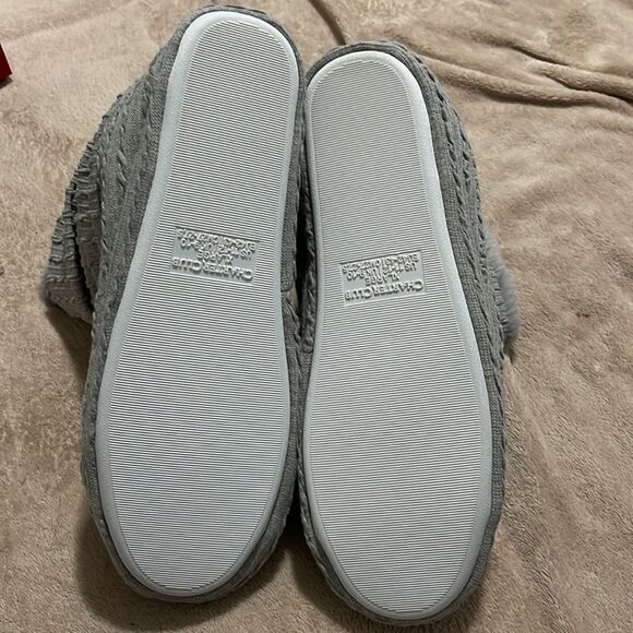 NIB- Charter Club- XL (11-12). Faux Fur Slipper Booties - Picture 6 of 8